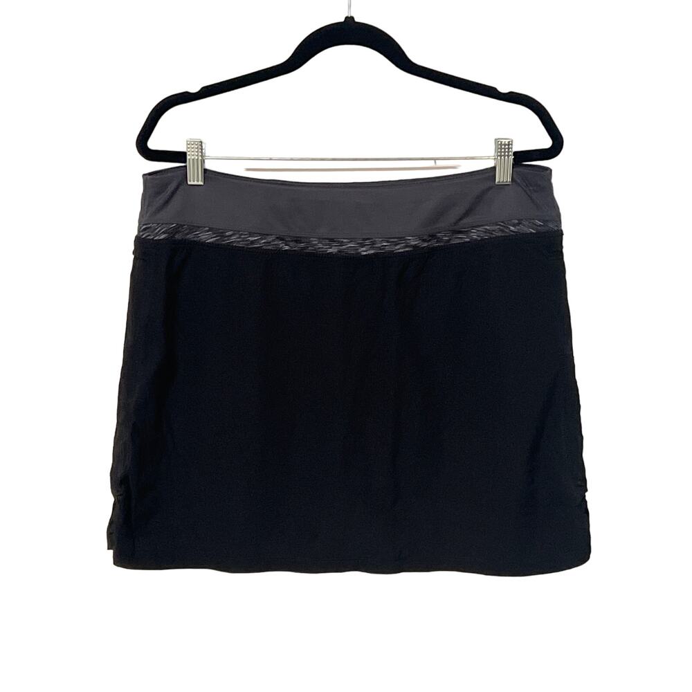 Tangerine, Black and Gray Skort, Size XL, 1072Z